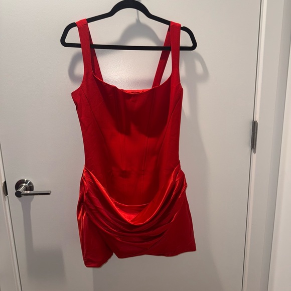 Princess Polly Ryana Corset mini drape dress - Picture 3 of 4